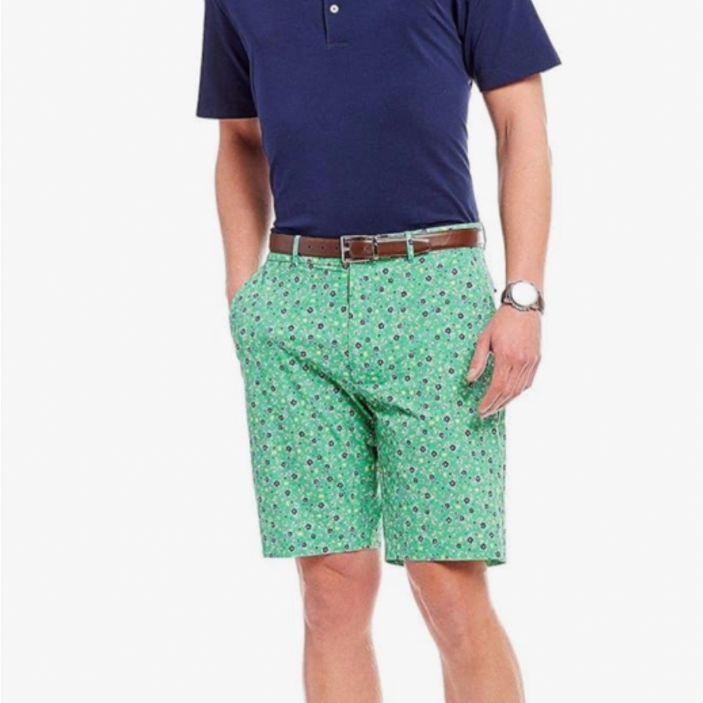 Polo Golf Ralph Lauren RRL PGA Golf Shorts 10” Floral Green Mens Size 33